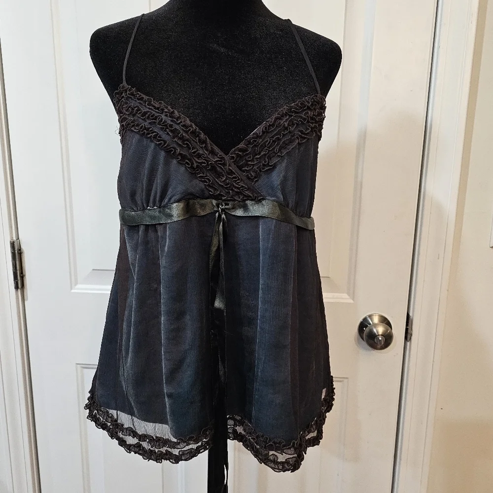 Anthropologie Beaubois Fairycore  sleeveless top Babydoll Y2K  Size XS {Bx10} - Picture 10 of 10